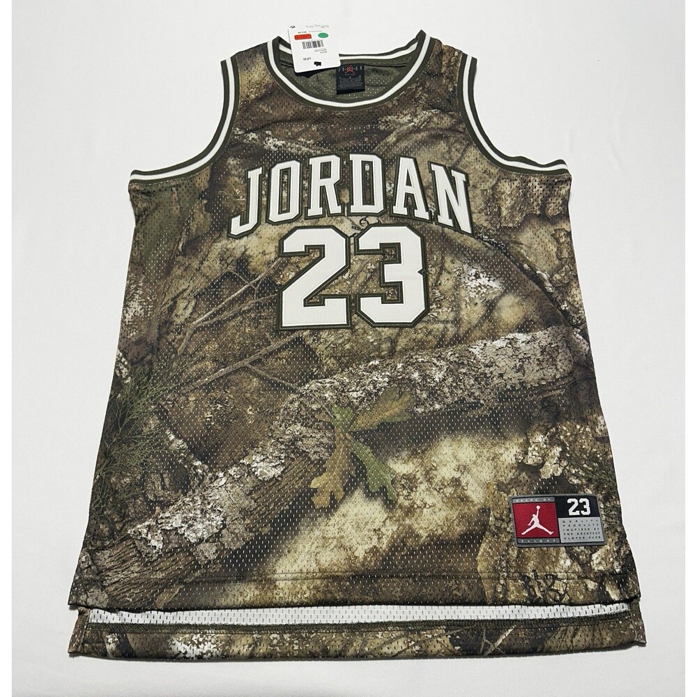 Nike Jordan Realtree Camo Youth Jersey #23 Boys Size Large (12-13 Years) NWT New